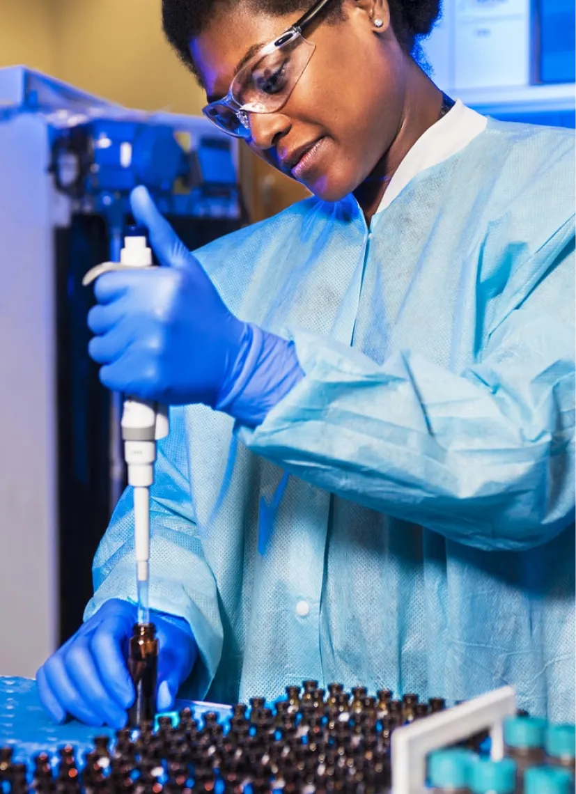 Doctor smiling while talking to a patient